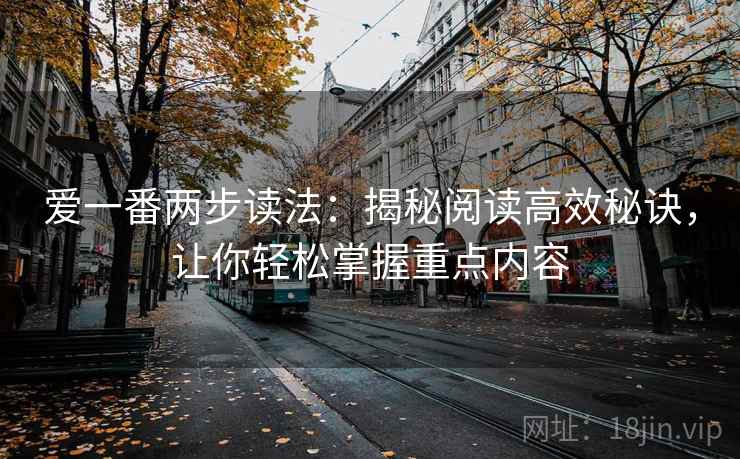 爱一番两步读法：揭秘阅读高效秘诀，让你轻松掌握重点内容  第2张